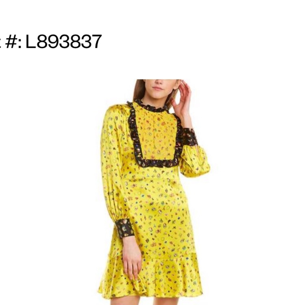 Cynthia Rowley silk prairie dress